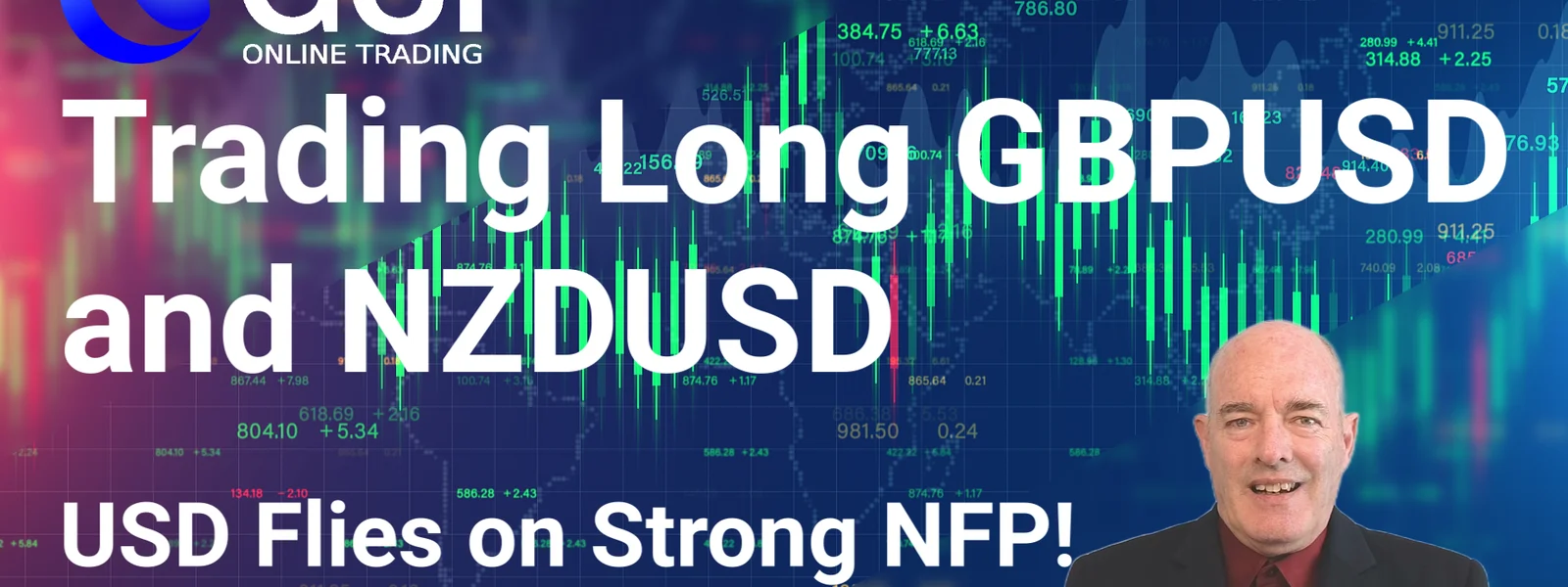 Forex Trading Long on GBPUSD & NZDUSD. USD Flies on Strong NFP! US & Japan Interest Rates this Week.